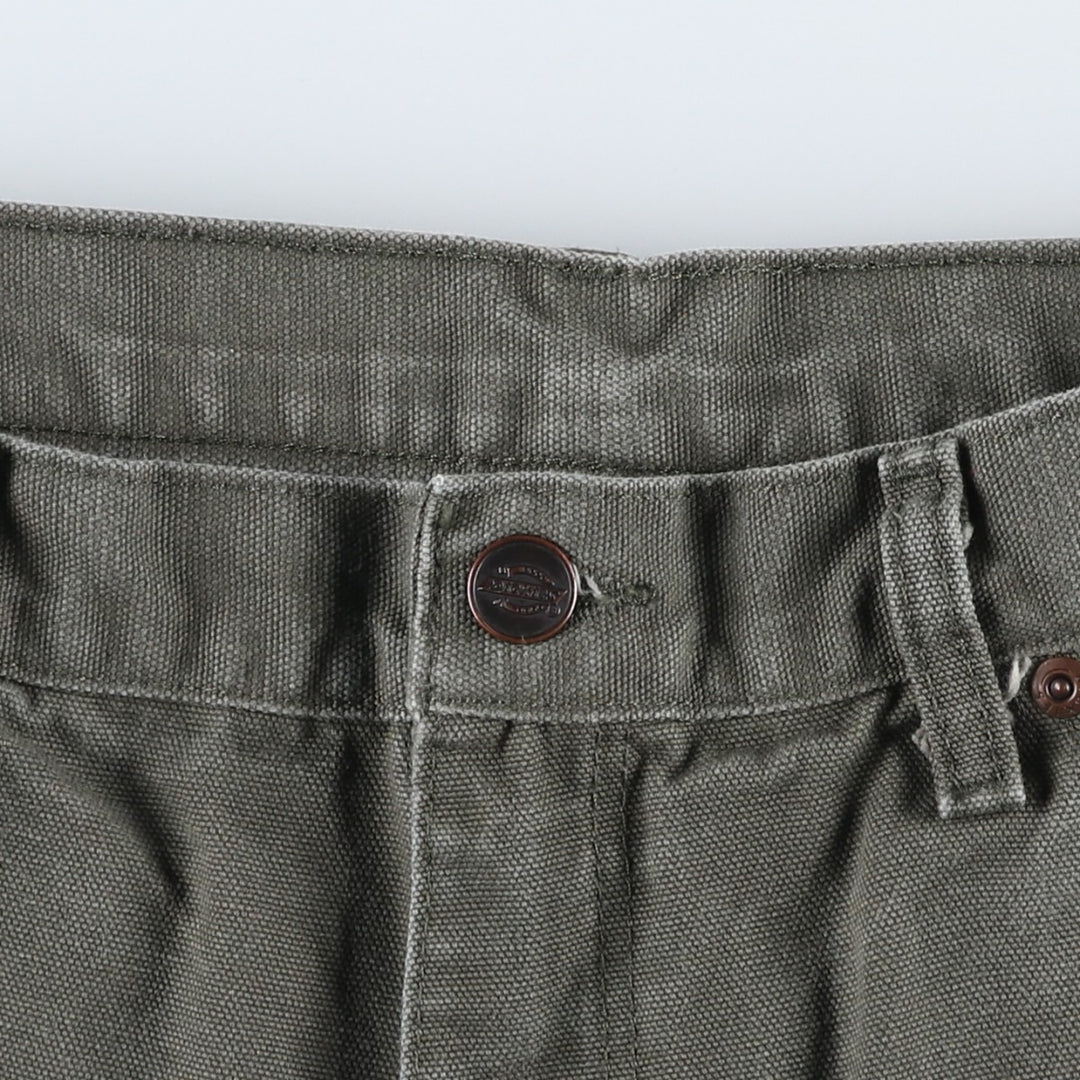 Dickies Duck Painter Pants Men's W33 equivalent cotton Khaki type Vintage Second Hand