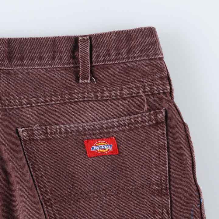 Dickies Painted Straight Denim Pants, Men's, Size W30 cotton brown type Vintage Second Hand