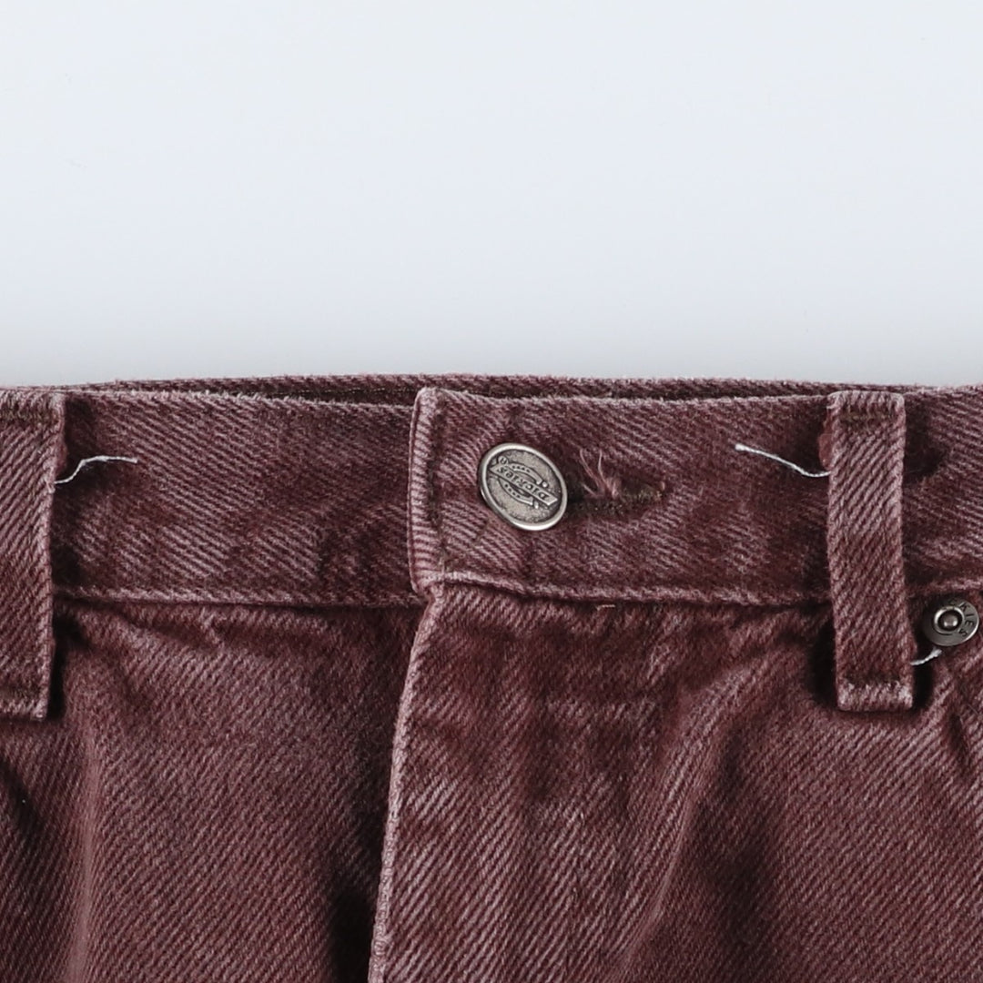 Dickies Painted Straight Denim Pants, Men's, Size W30 cotton brown type Vintage Second Hand