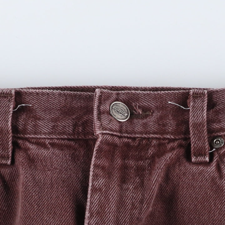 Dickies Painted Straight Denim Pants, Men's, Size W30 cotton brown type Vintage Second Hand