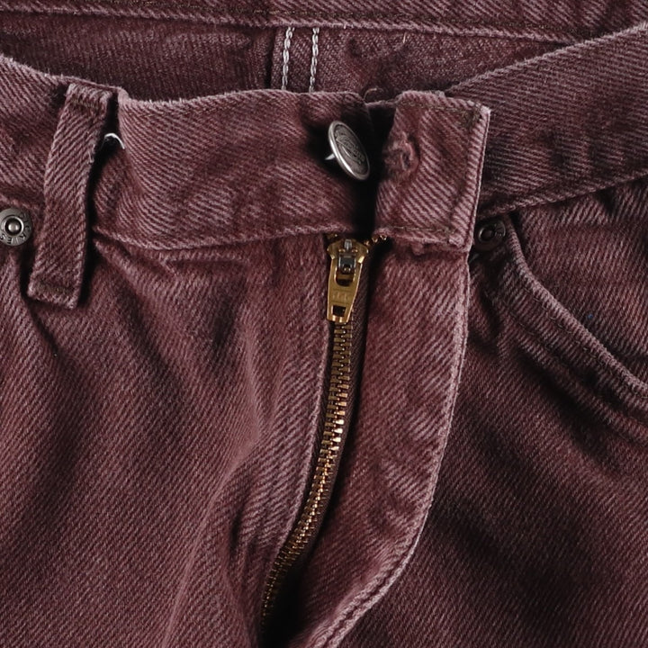 Dickies Painted Straight Denim Pants, Men's, Size W30 cotton brown type Vintage Second Hand