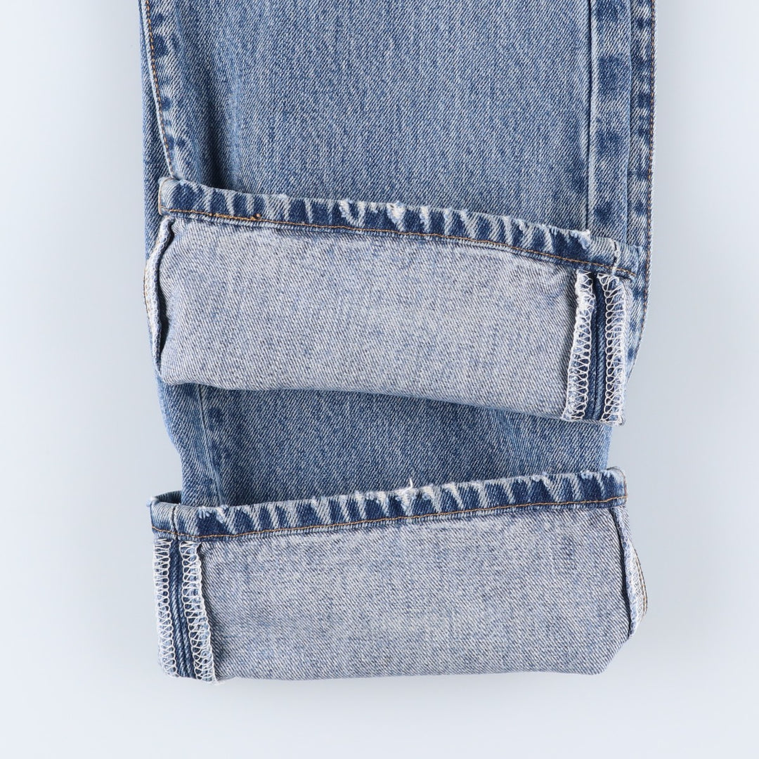 Levi's 501 Straight Leg Button-Fly Denim Pants for Men, W34 equivalent cotton blue type Vintage Second Hand