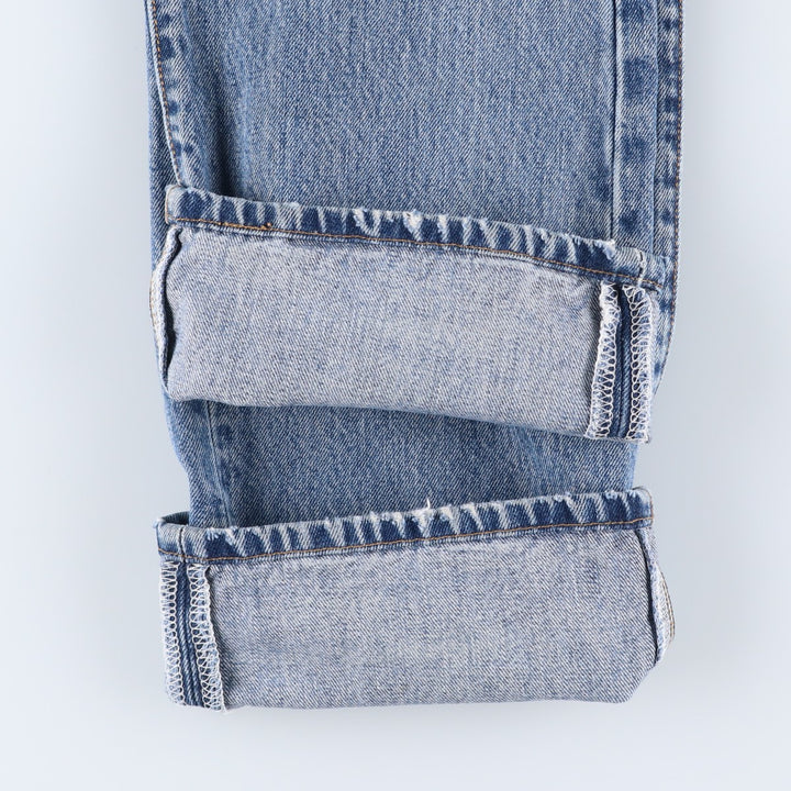 Levi's 501 Straight Leg Button-Fly Denim Pants for Men, W34 equivalent cotton blue type Vintage Second Hand