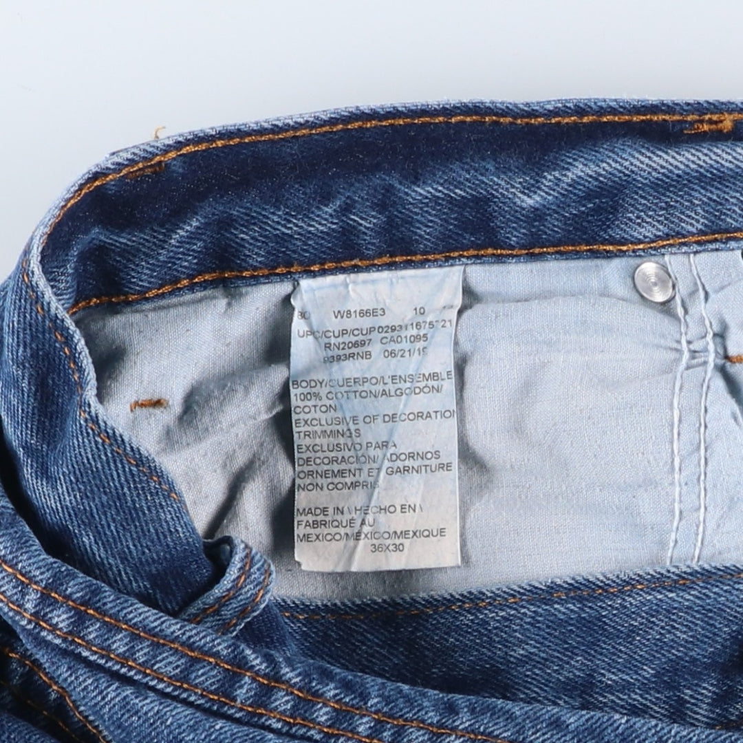 Dickies Straight Denim Pants for Men, W35 cotton blue type Vintage Second Hand