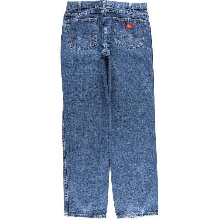 Dickies Straight Denim Pants for Men, W33 equivalent cotton blue type Vintage Second Hand