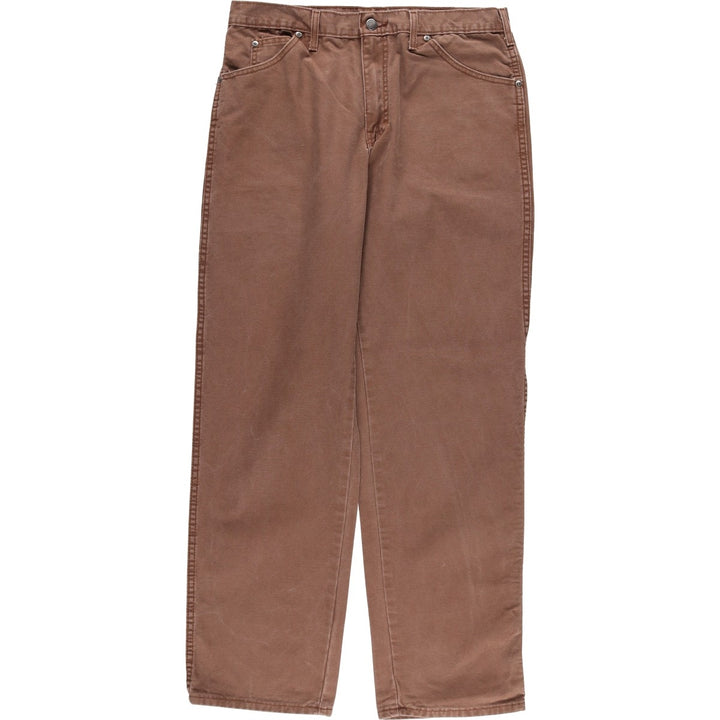 Dickies Duck Work Pants, Men's, Size W33 cotton brown type Vintage Second Hand