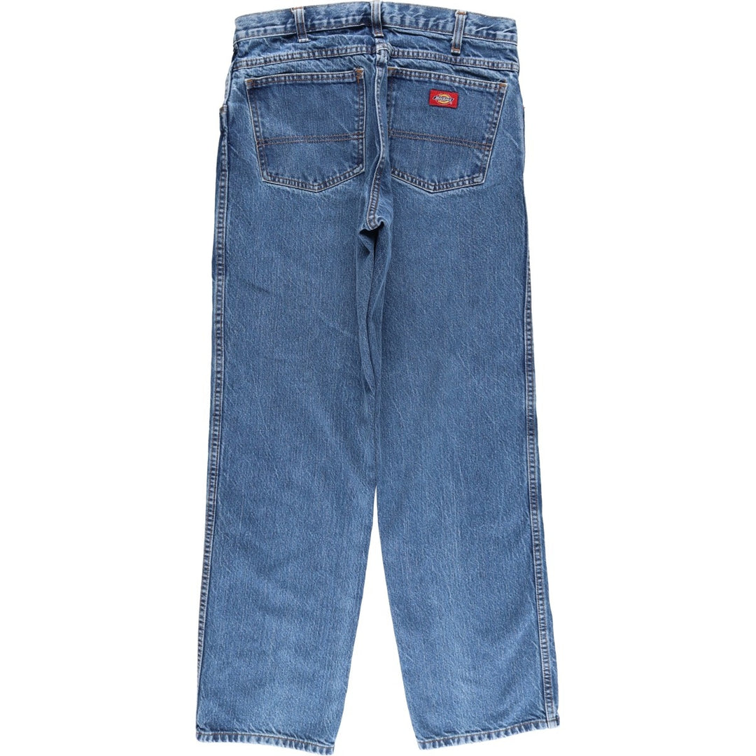 Dickies Straight Denim Pants for Men, W32 equivalent cotton blue type Vintage Second Hand