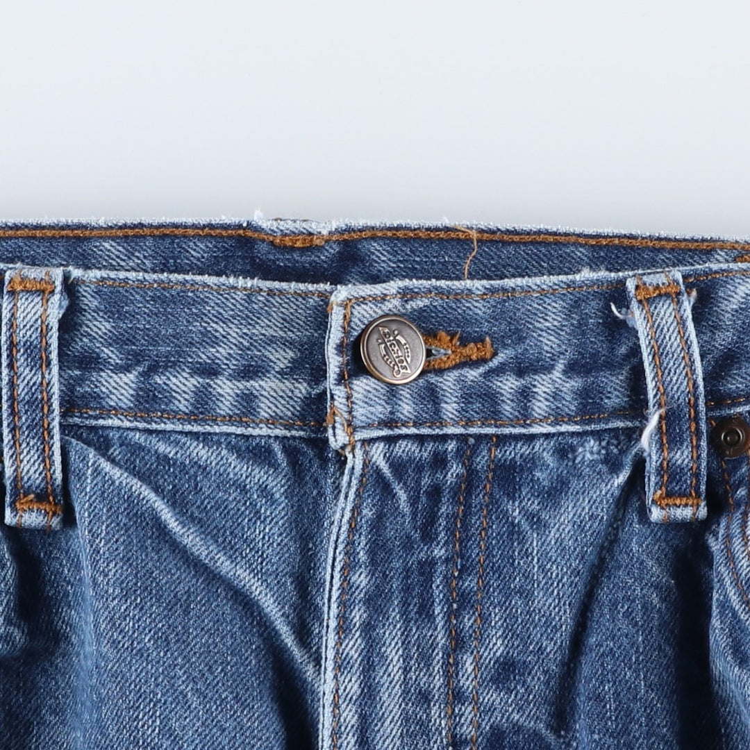 Dickies Straight Denim Pants for Men, W32 equivalent cotton blue type Vintage Second Hand