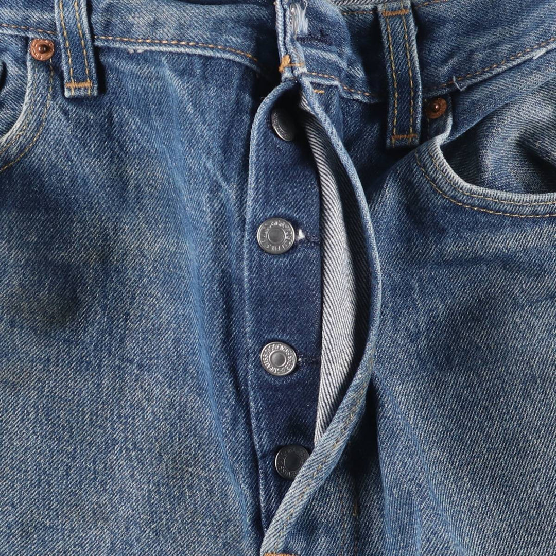 Levi's 501 straight denim pants for men, size W36 cotton blue type Vintage Second Hand