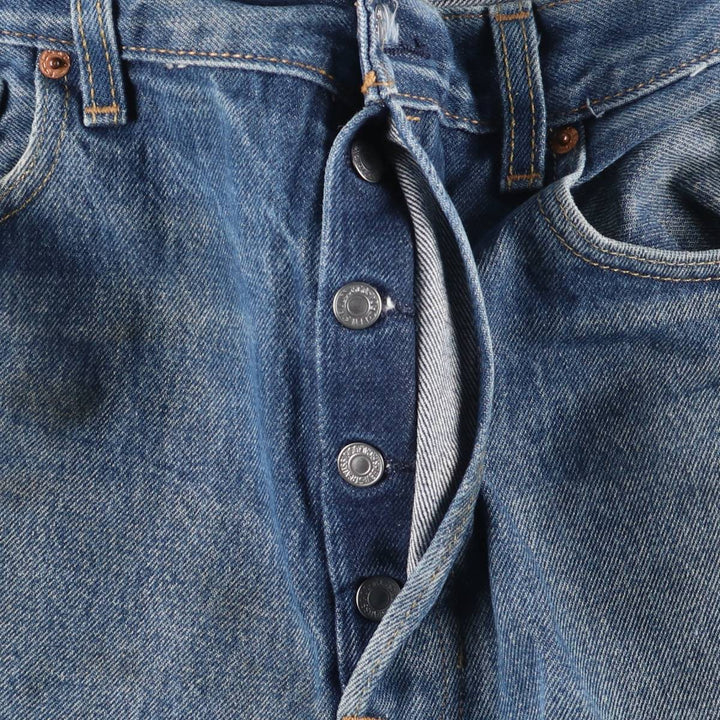 Levi's 501 straight denim pants for men, size W36 cotton blue type Vintage Second Hand