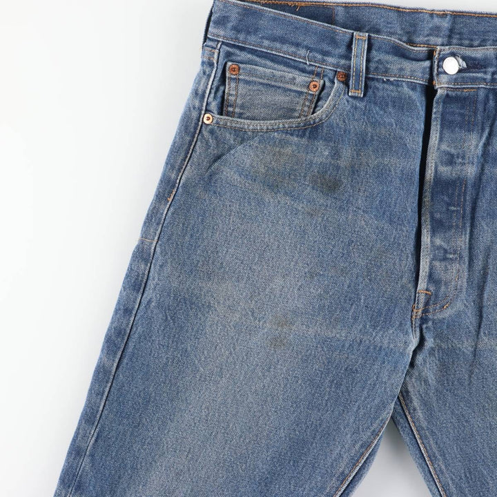 Levi's 501 straight denim pants for men, size W36 cotton blue type Vintage Second Hand