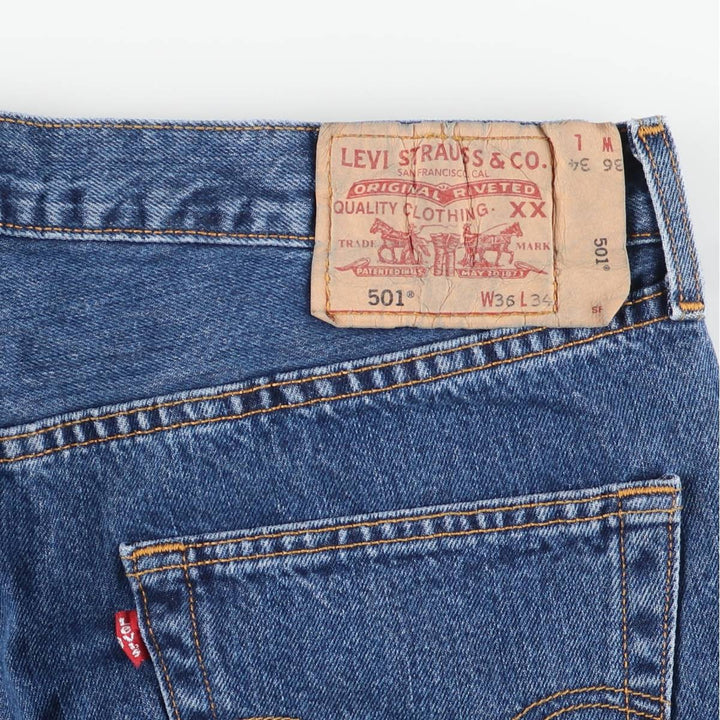 2000'S Levi's 501-0114 Straight Denim Pants, Men's, Size W36 cotton blue type Vintage Second Hand