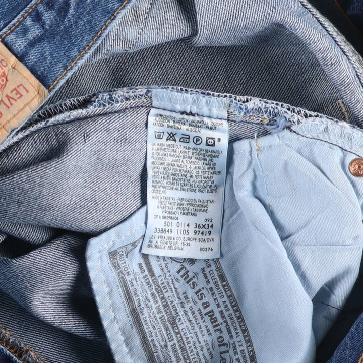 2000'S Levi's 501-0114 Straight Denim Pants, Men's, Size W36 cotton blue type Vintage Second Hand