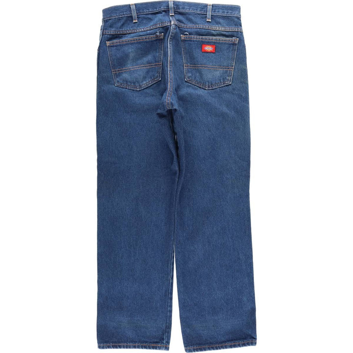 Dickies Regular Fit Straight Denim Pants, Men's, Size W33 cotton blue type Vintage Second Hand