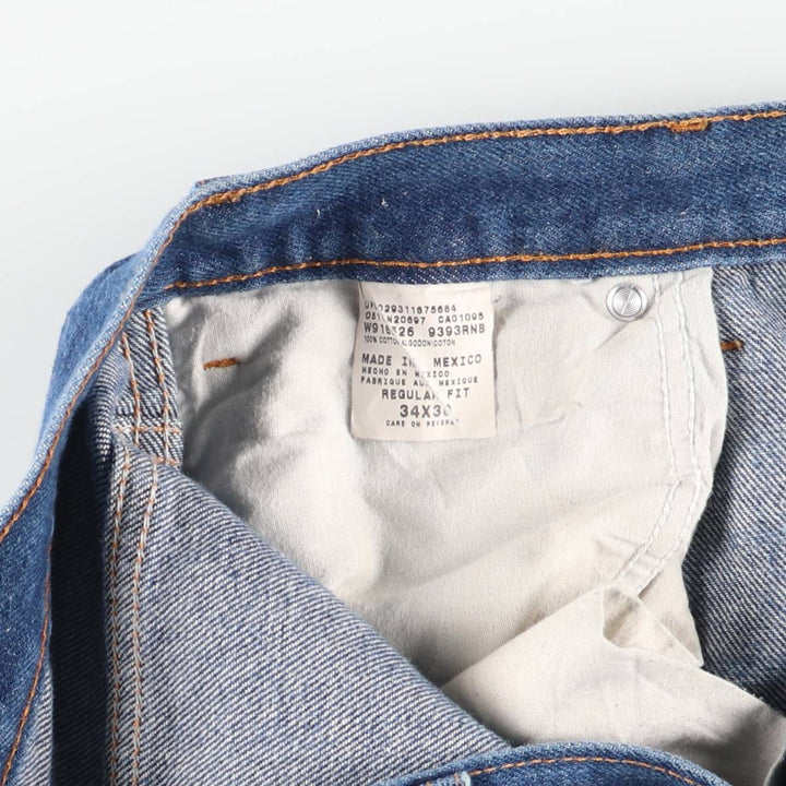 Dickies Regular Fit Straight Denim Pants, Men's, Size W33 cotton blue type Vintage Second Hand