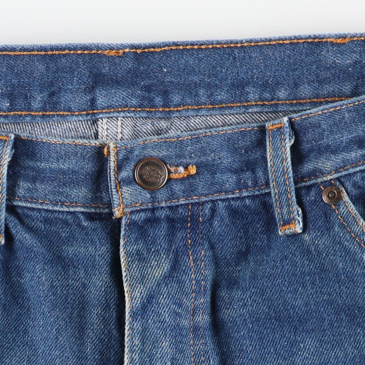 Dickies Regular Fit Straight Denim Pants, Men's, Size W33 cotton blue type Vintage Second Hand