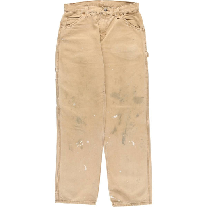 Dickies Painted Duck Painter Pants, Men's, Size W30 cotton beige type brown Vintage Second Hand