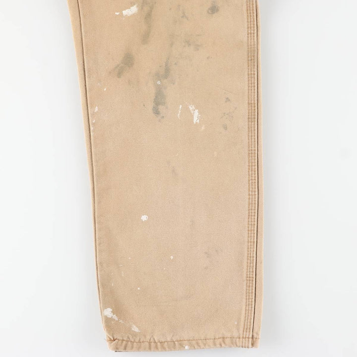 Dickies Painted Duck Painter Pants, Men's, Size W30 cotton beige type brown Vintage Second Hand
