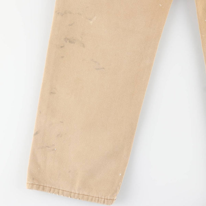 Dickies Painted Duck Painter Pants, Men's, Size W30 cotton beige type brown Vintage Second Hand