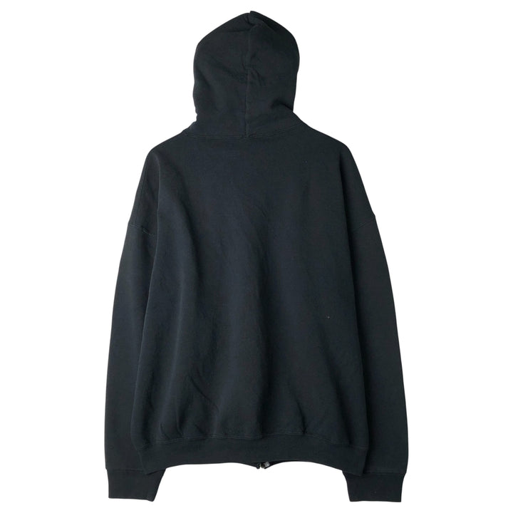 Vintage 90'S Russell Athletic full-zip sweatshirt, size XL, men's cotton black type Vintage Second Hand