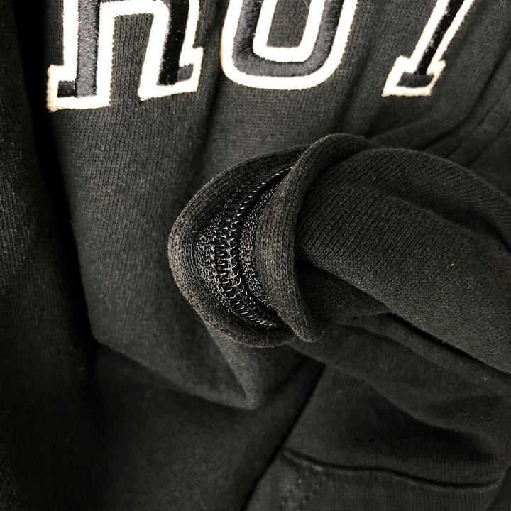 Vintage 90'S Russell Athletic full-zip sweatshirt, size XL, men's cotton black type Vintage Second Hand