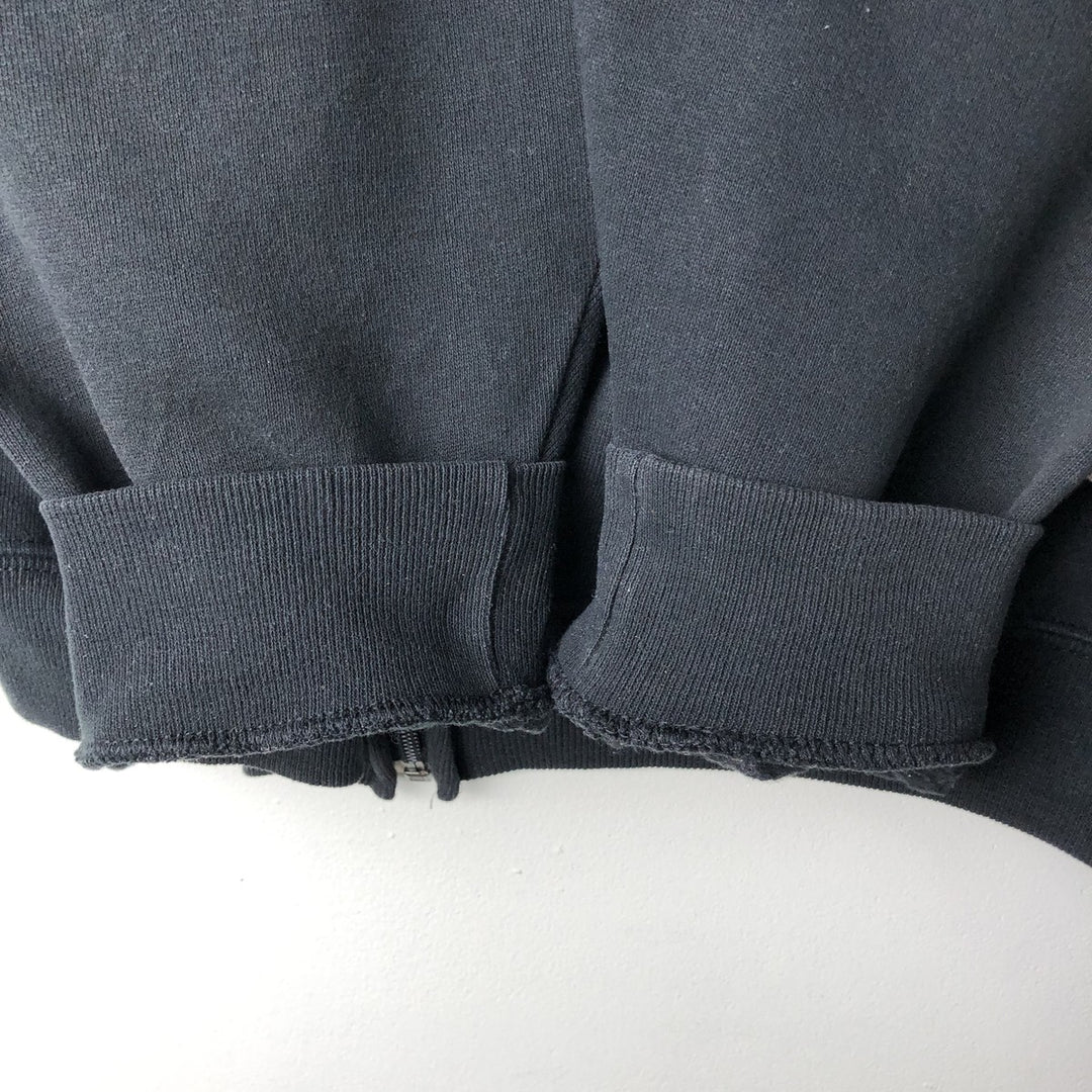 Vintage 90'S Russell Athletic full-zip sweatshirt, size XL, men's cotton black type Vintage Second Hand