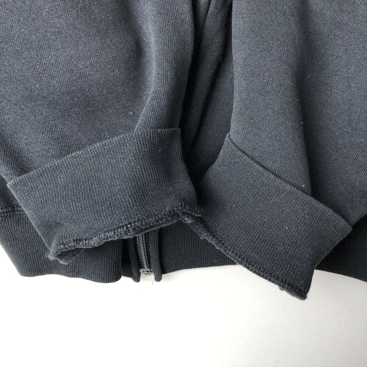 Vintage 90'S Russell Athletic full-zip sweatshirt, size XL, men's cotton black type Vintage Second Hand