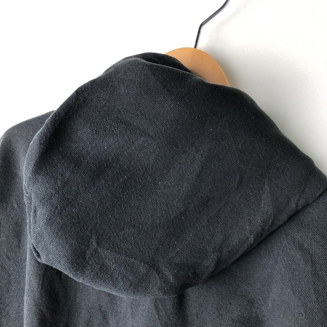 Vintage 90'S Russell Athletic full-zip sweatshirt, size XL, men's cotton black type Vintage Second Hand