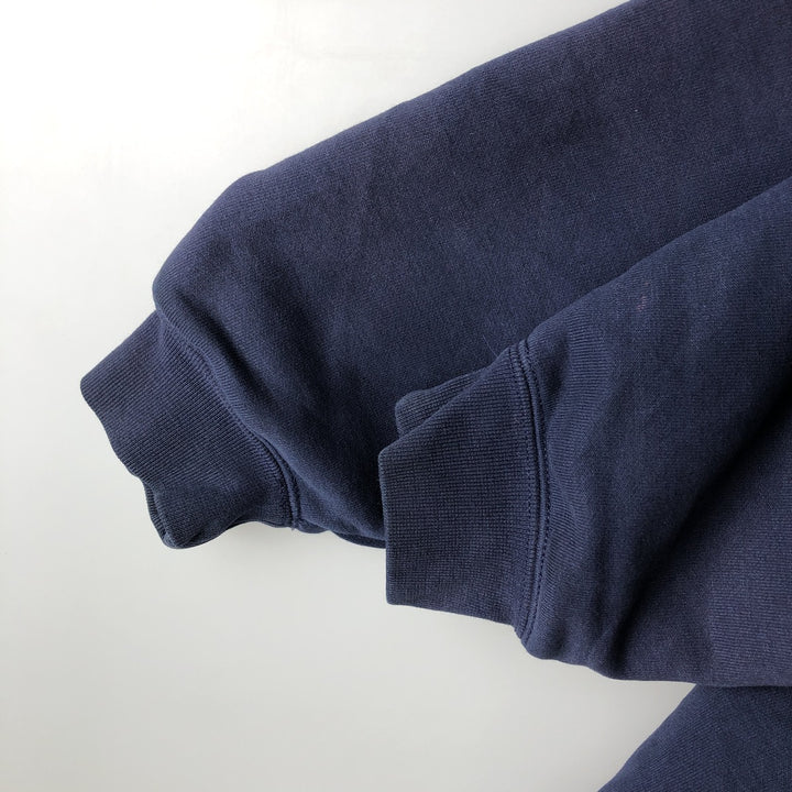 Carhartt Sweat Full Zip Hoodie Men's XXL cotton navy blue type Vintage Second Hand