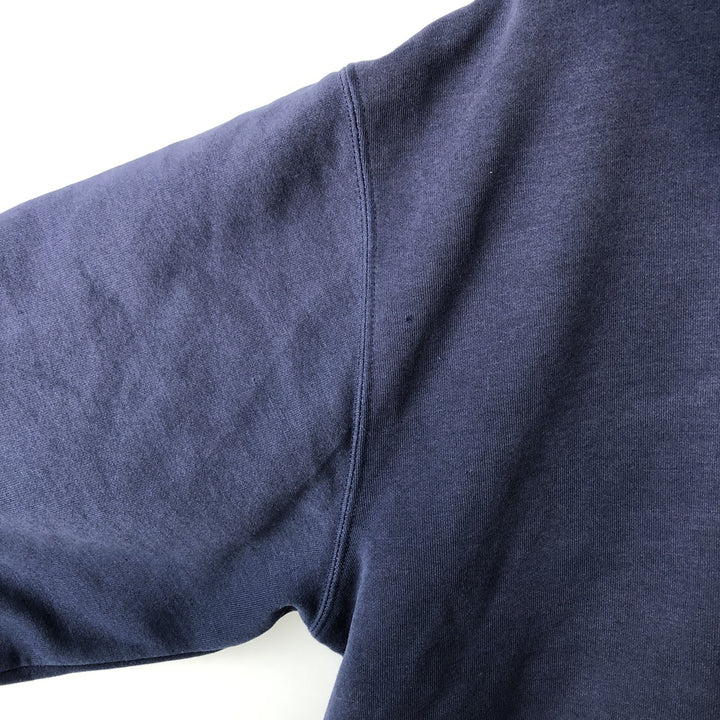Carhartt Sweat Full Zip Hoodie Men's XXL cotton navy blue type Vintage Second Hand