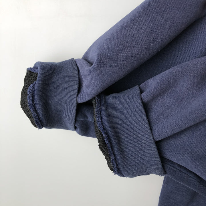 Carhartt Sweat Full Zip Hoodie Men's XXL cotton navy blue type Vintage Second Hand