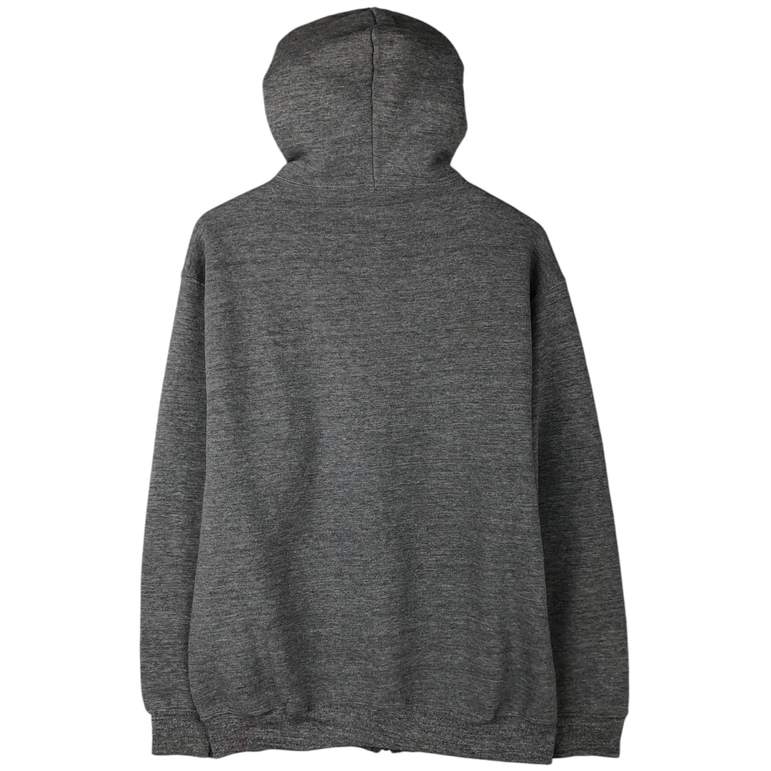 90s-00'S Russell ATHLETIC full-zip sweatshirt hoodie, made in the USA, men's size L, vintage polyester gray type Vintage Second Hand