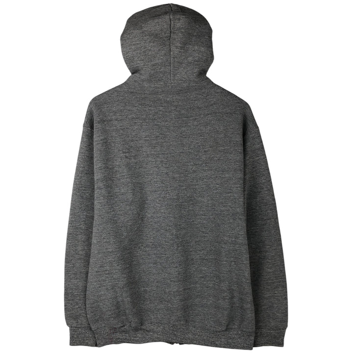 90s-00'S Russell ATHLETIC full-zip sweatshirt hoodie, made in the USA, men's size L, vintage polyester gray type Vintage Second Hand