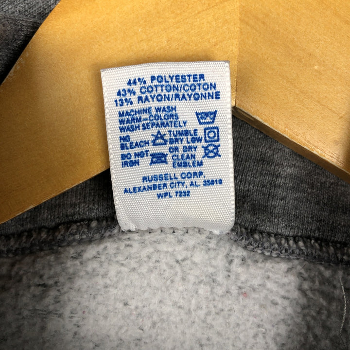 90s-00'S Russell ATHLETIC full-zip sweatshirt hoodie, made in the USA, men's size L, vintage polyester gray type Vintage Second Hand