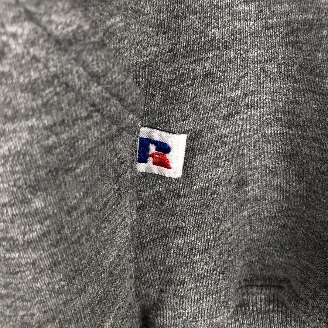 90s-00'S Russell ATHLETIC full-zip sweatshirt hoodie, made in the USA, men's size L, vintage polyester gray type Vintage Second Hand