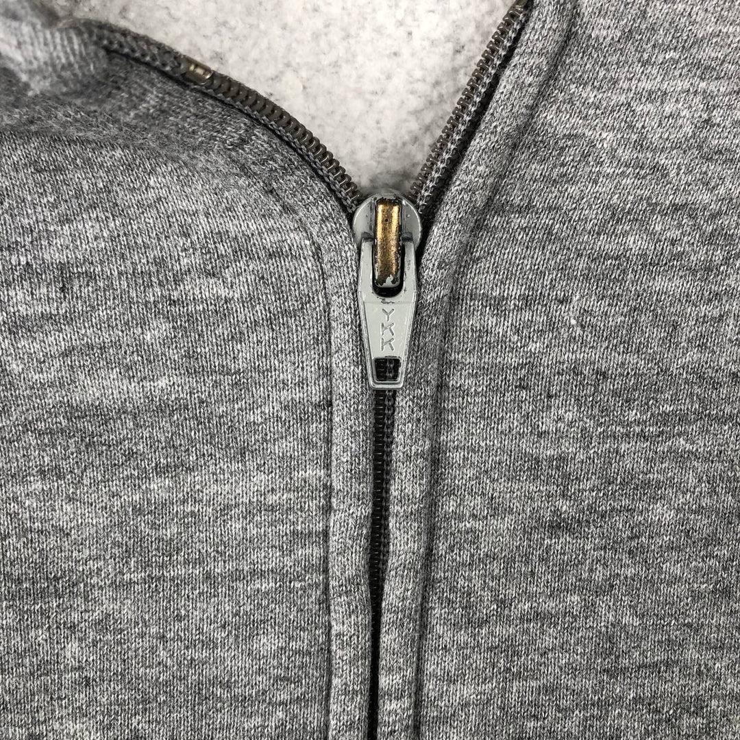 90s-00'S Russell ATHLETIC full-zip sweatshirt hoodie, made in the USA, men's size L, vintage polyester gray type Vintage Second Hand