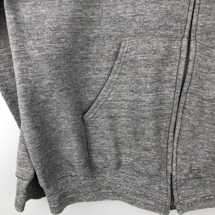 90s-00'S Russell ATHLETIC full-zip sweatshirt hoodie, made in the USA, men's size L, vintage polyester gray type Vintage Second Hand