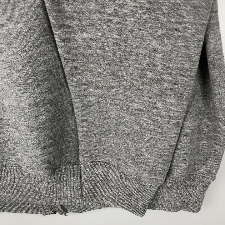 90s-00'S Russell ATHLETIC full-zip sweatshirt hoodie, made in the USA, men's size L, vintage polyester gray type Vintage Second Hand