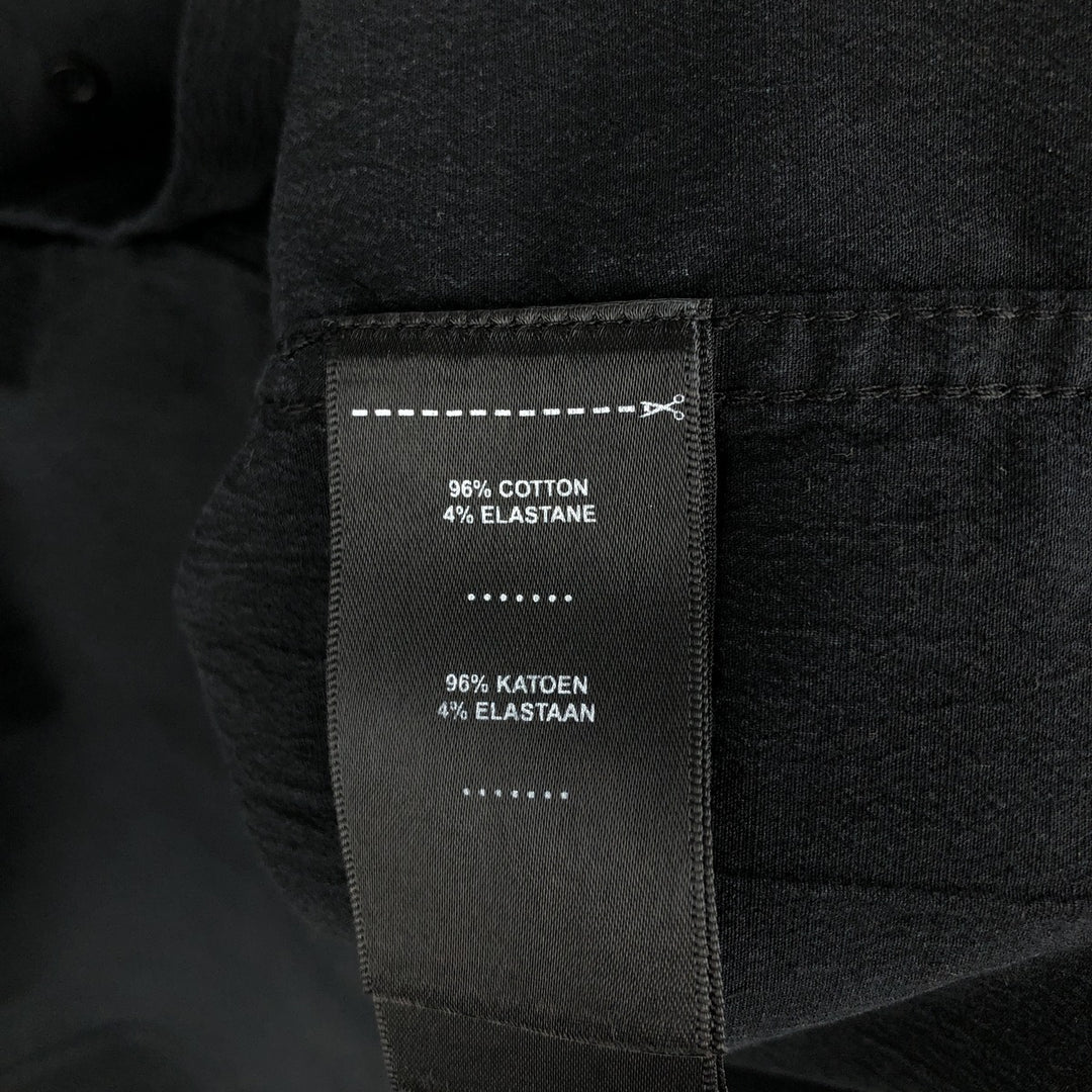 Harley-Davidson Hidden Button-Down Long Sleeve Work Shirt, Men's Size XL cotton black type Vintage Second Hand