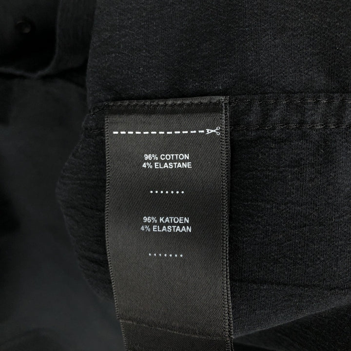 Harley-Davidson Hidden Button-Down Long Sleeve Work Shirt, Men's Size XL cotton black type Vintage Second Hand