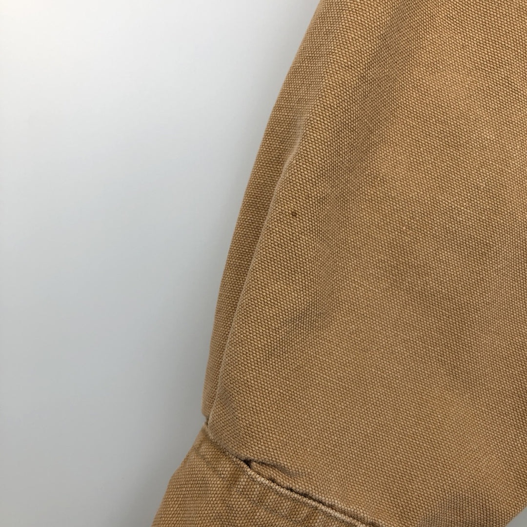 Vintage LLBean long-sleeved duck work shirt from the 1990'S to 2000s, made in Canada, size M. cotton beige type brown Vintage Second Hand