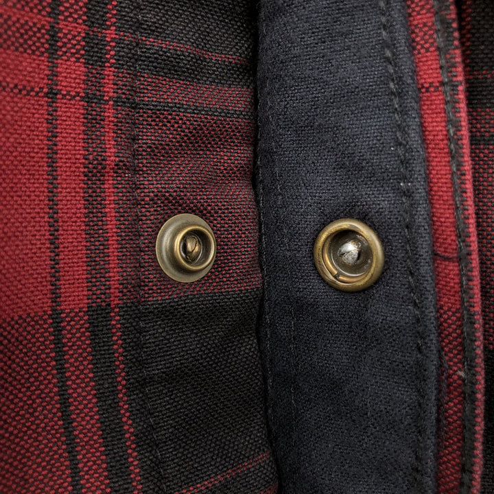 Carhartt Buffalo Check Long Sleeve Work Shirt cotton red type Vintage Second Hand