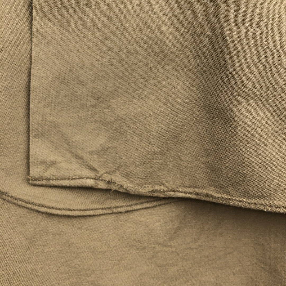 SANFOR Long Sleeve Work Shirt, Men's Size L, Vintage unclear Beige type Vintage Second Hand