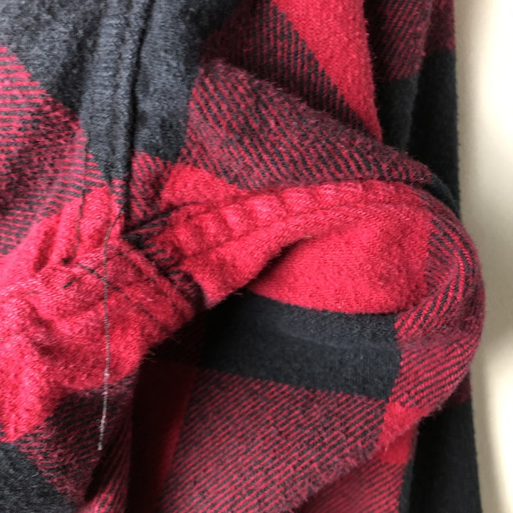 FIELD AND STREAM Long Sleeve Flannel Check Shirt, Men's Size L unclear red type Vintage Second Hand