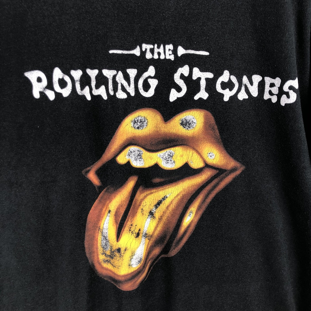 THE ROLLING STONES Band T-shirt, Men's XL size unclear black type Vintage Second Hand