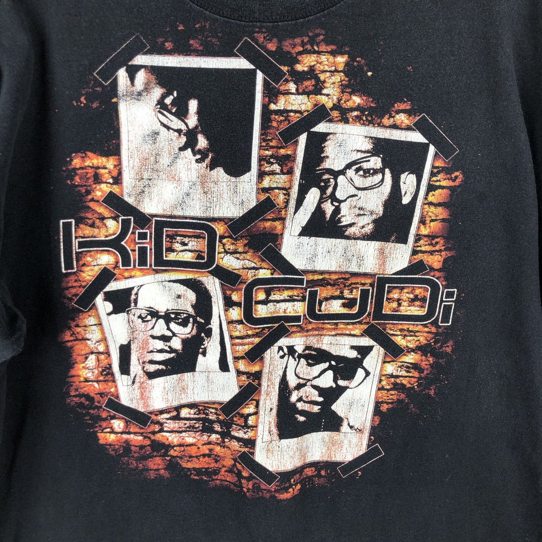 Anvil KID CUDI Band T-Shirt, Men's XL cotton black type Vintage Second Hand
