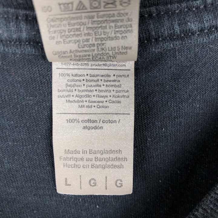 Gildan AC cotton black type Vintage Second Hand