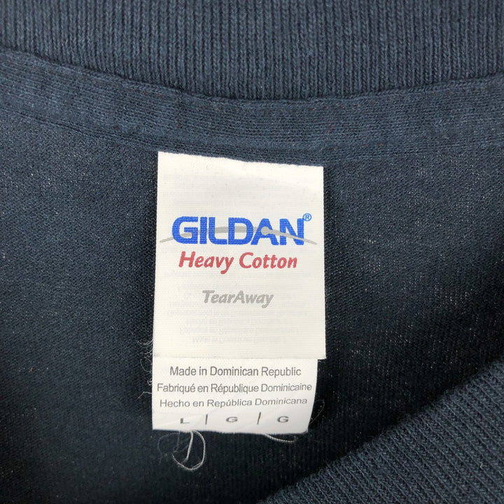 Gildan Iron Maiden Band T-Shirt, Men's L Size cotton black type Vintage Second Hand