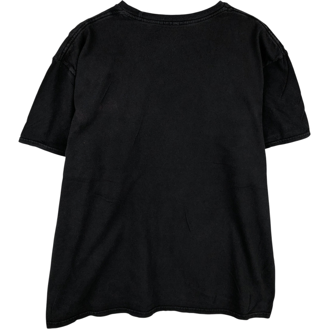 THE BEATLES Band T-shirt, Band T, Men's XL size cotton black type Vintage Second Hand