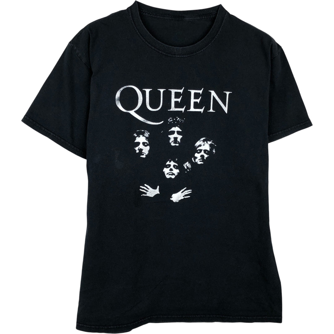 QUEEN Band T-shirt, Men's XL size unclear black type Vintage Second Hand